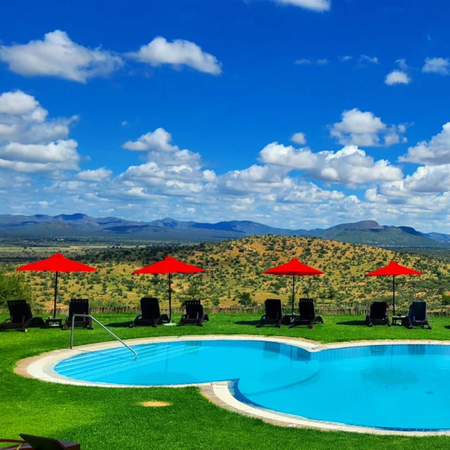 ☀️ Soaking up the sun and the views at GocheGanas 🌿
Crystal-clear pool, endless horizons, and total relaxation—this is the kind of escape we all need. 

Contact reservations@gocheganas.com for any bookings 

#GocheGanas #PoolsideParadise #NamibiaMagic